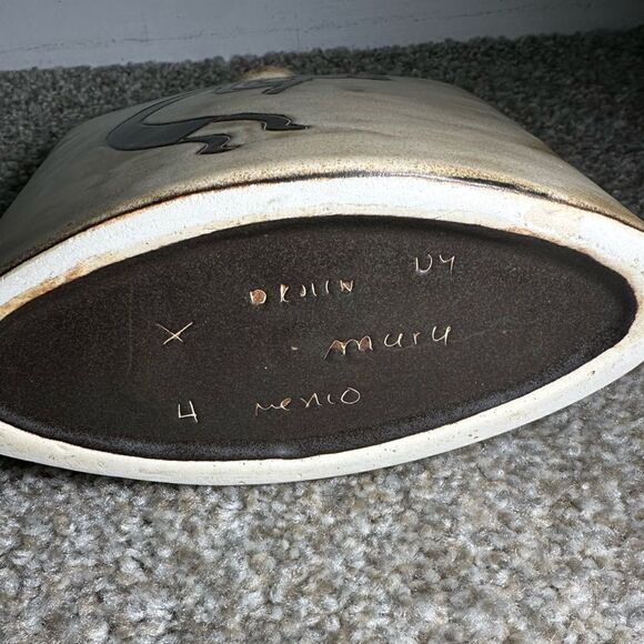 Mara Kokopelli Design Decanter Stoneware Handmade - Picture 9 of 10